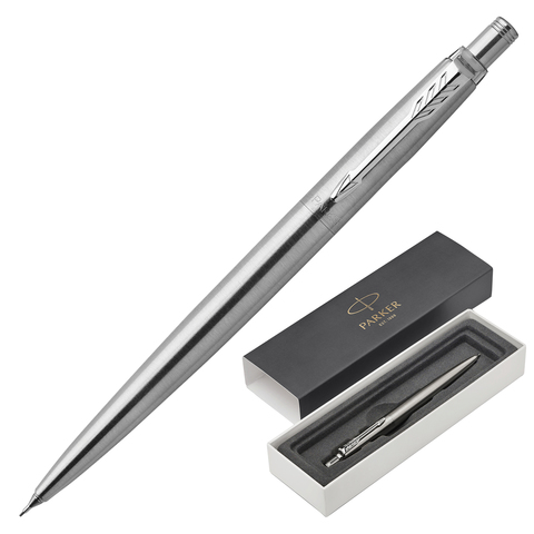 Карандаш механический 0,5 мм, PARKER "Jotter Essential CT", металлический корпус, серебристый, 1953381 Карандаш механический 0,5 мм, PARKER "Jotter Essential CT", металлический корпус, серебристый, 1953381 — изображение 1
